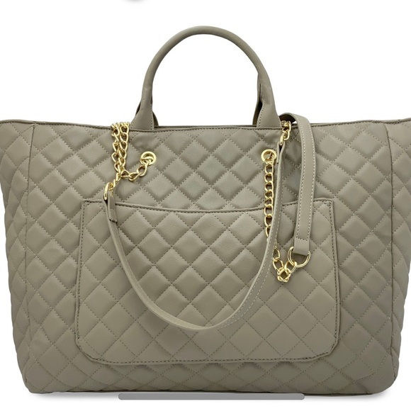 Nude Gilda Paris Large Quilted Travel Tote Bag - Picture 3 of 7